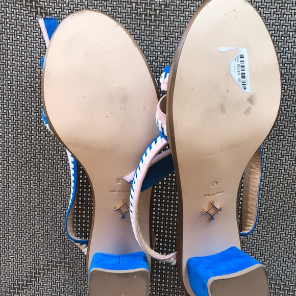 COPY - Andre Gomez blue suede embroidered strap s… - Picture 6 of 8